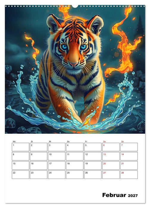 Majestätische Könige der Wildnis (CALVENDO Premium Wandkalender 2027)