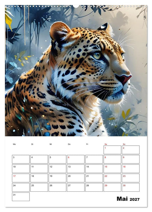 Majestätische Könige der Wildnis (CALVENDO Premium Wandkalender 2027)