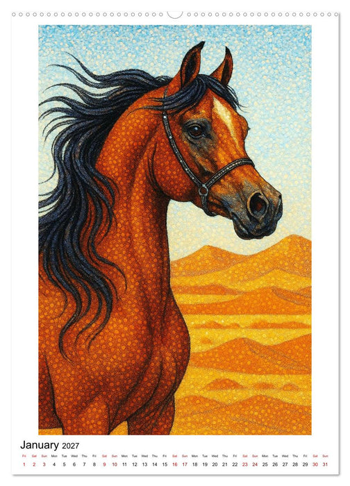 Enjoy Arabian Horses (CALVENDO Premium-Calendar 2027)