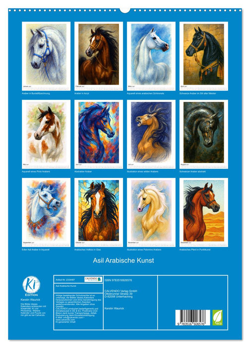 Asil Arabische Kunst (CALVENDO Premium Wandkalender 2027)
