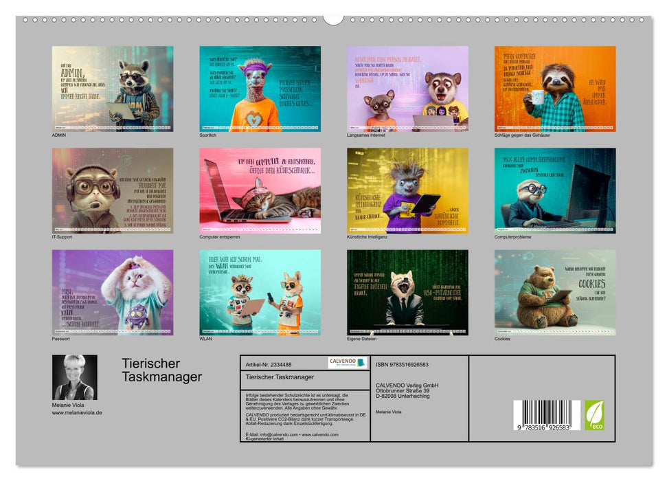 Tierischer Taskmanager (CALVENDO Premium Wandkalender 2027)