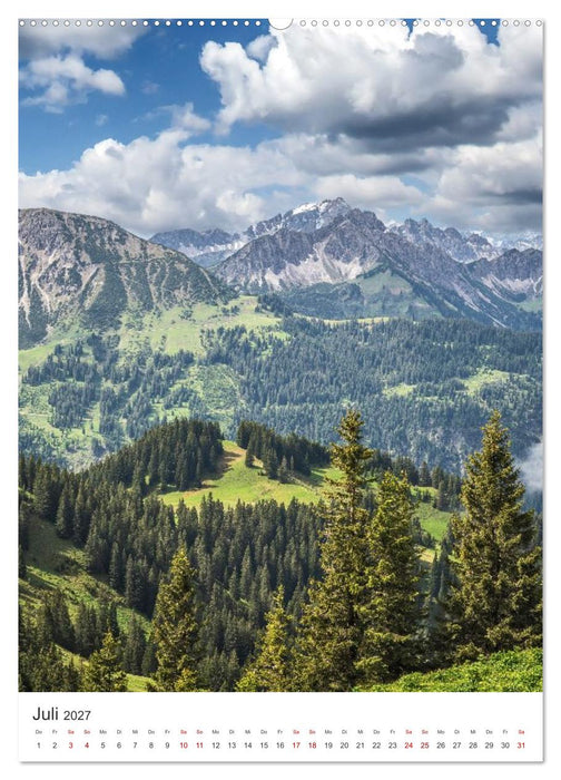 Bergsommer im Tannheimer Tal (CALVENDO Premium Wandkalender 2027)