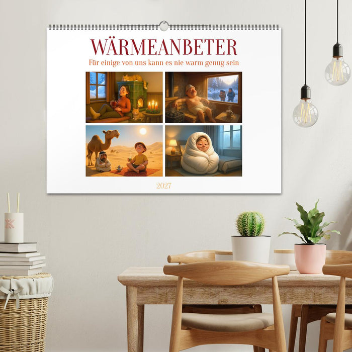Wärmeanbeter (CALVENDO Wandkalender 2027)