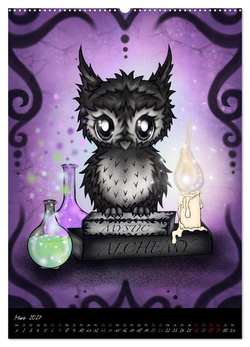 Gothic Fantasy Tiere (CALVENDO Wandkalender 2027)