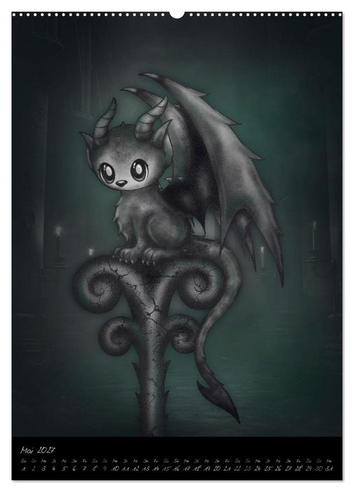 Gothic Fantasy Tiere (CALVENDO Wandkalender 2027)