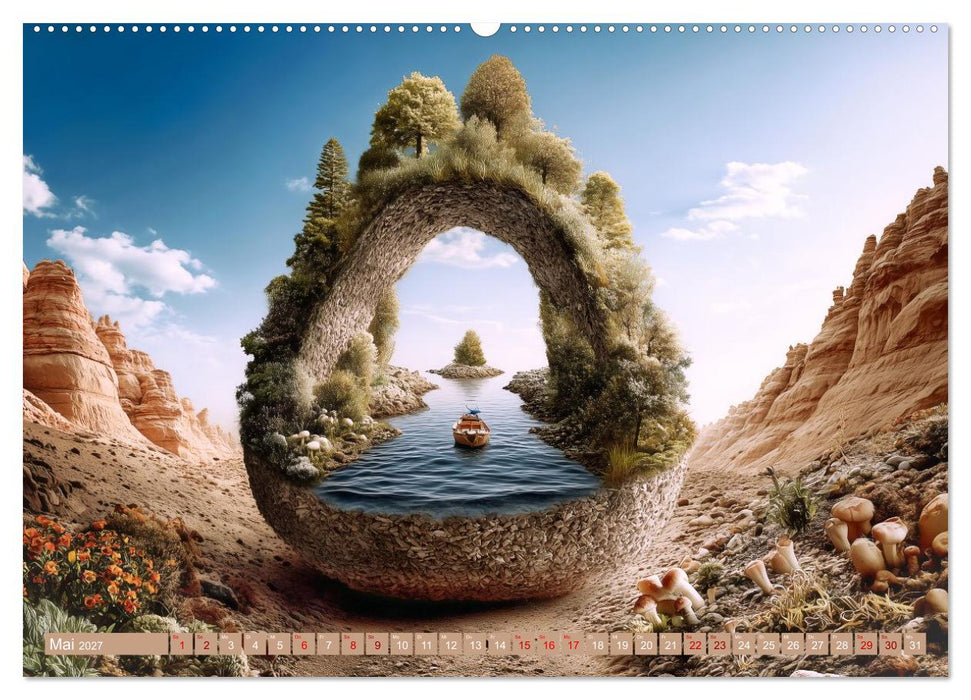 Fantastische Naturvisionen. Wo Gedanken zu Landschaften werden (CALVENDO Premium Wandkalender 2027)