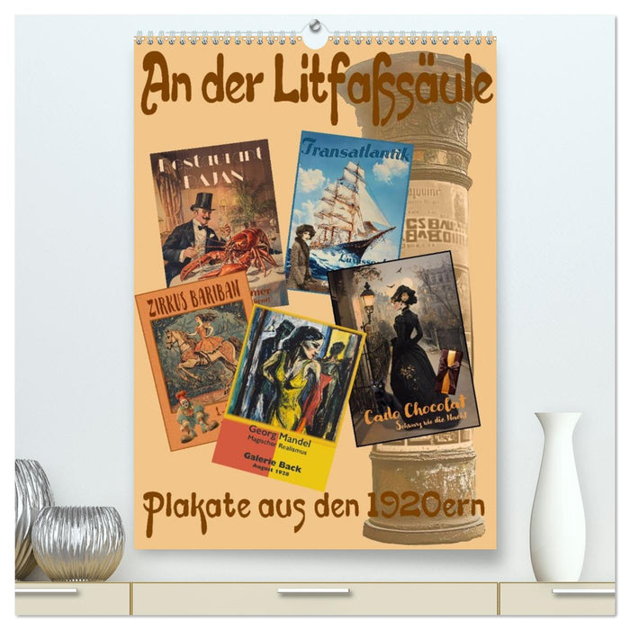 An der Litfaßsäule (CALVENDO Premium Wandkalender 2027)