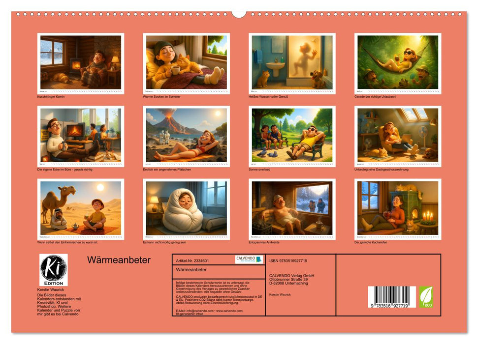 Wärmeanbeter (CALVENDO Premium Wandkalender 2027)