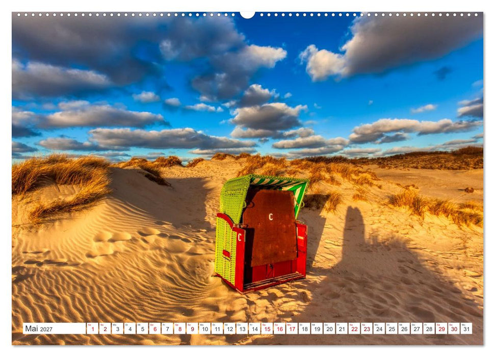 Strandkörbe – Licht. Stille. Nordsee Borkum 2027 (CALVENDO Wandkalender 2027)