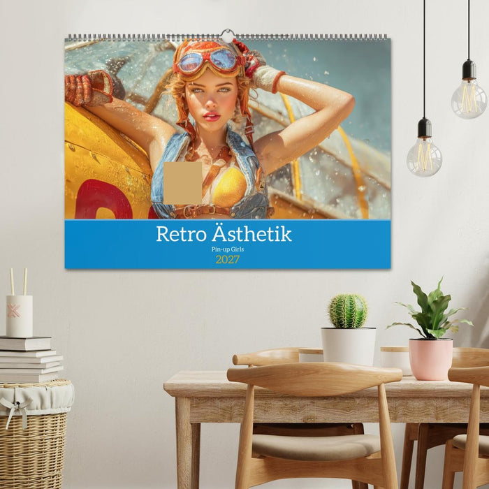 Retro Ästhetik – Pin-up Girls (CALVENDO Wandkalender 2027)