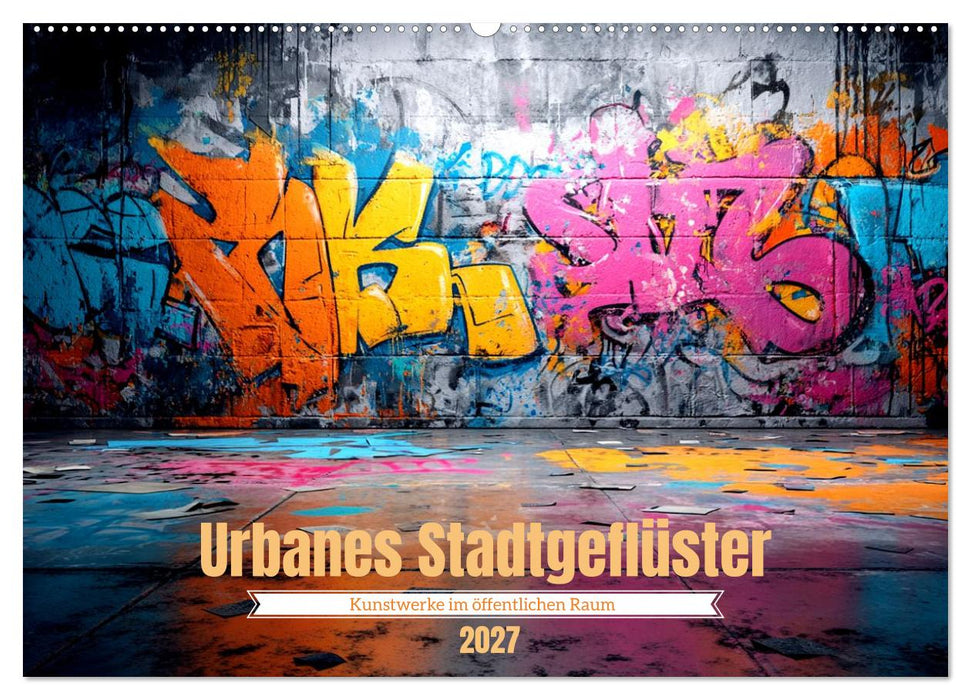 Urbanes Stadtgeflüster (CALVENDO Wandkalender 2027)