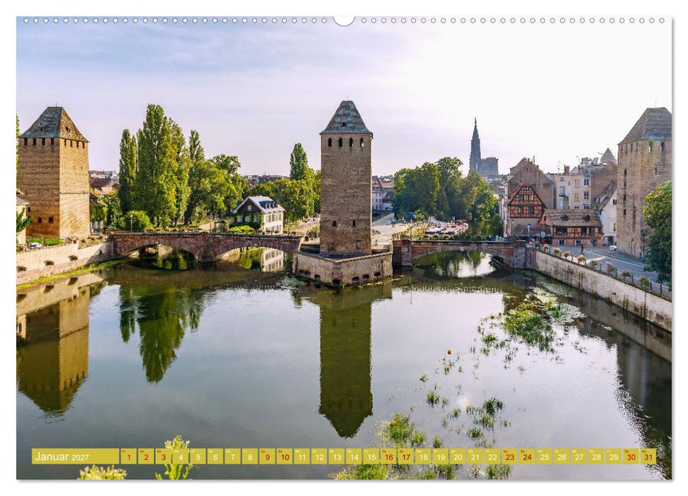 Städtejuwelen Nordfrankreichs. Architektur, Kunst und Flair vom Elsass zur Normandie (CALVENDO Wandkalender 2027)