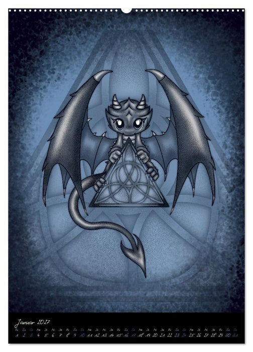 Gothic Fantasy Tiere (CALVENDO Premium Wandkalender 2027)