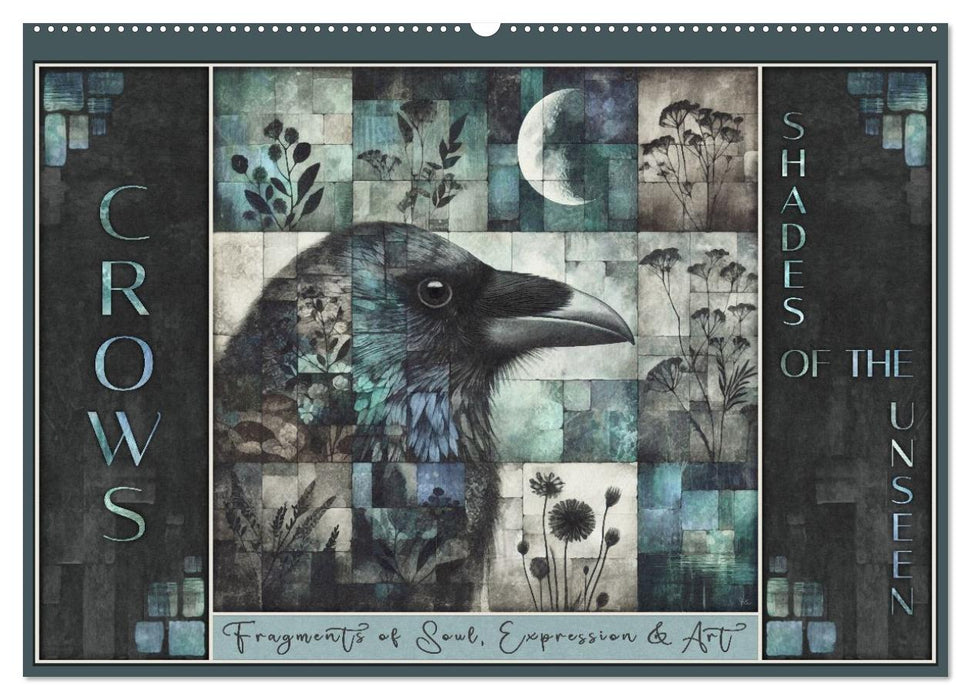 Crows. Shades of the Unseen. Art. (CALVENDO Monthly Calendar 2027)