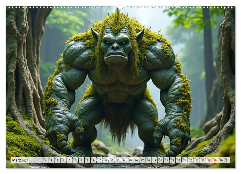 Trolle - Skandinaviens geheime Herrscher (CALVENDO Premium Wandkalender 2027)