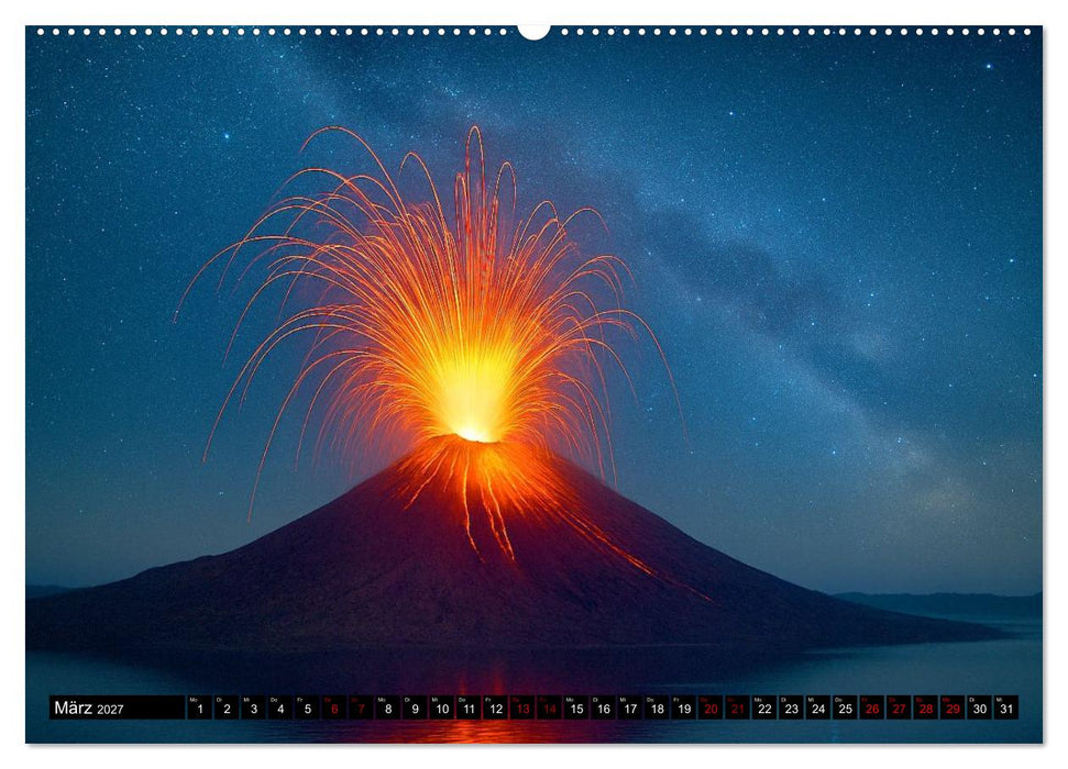 Faszinierende Lavaströme (CALVENDO Premium Wandkalender 2027)