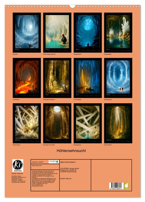 Höhlensehnsucht (CALVENDO Wandkalender 2027)