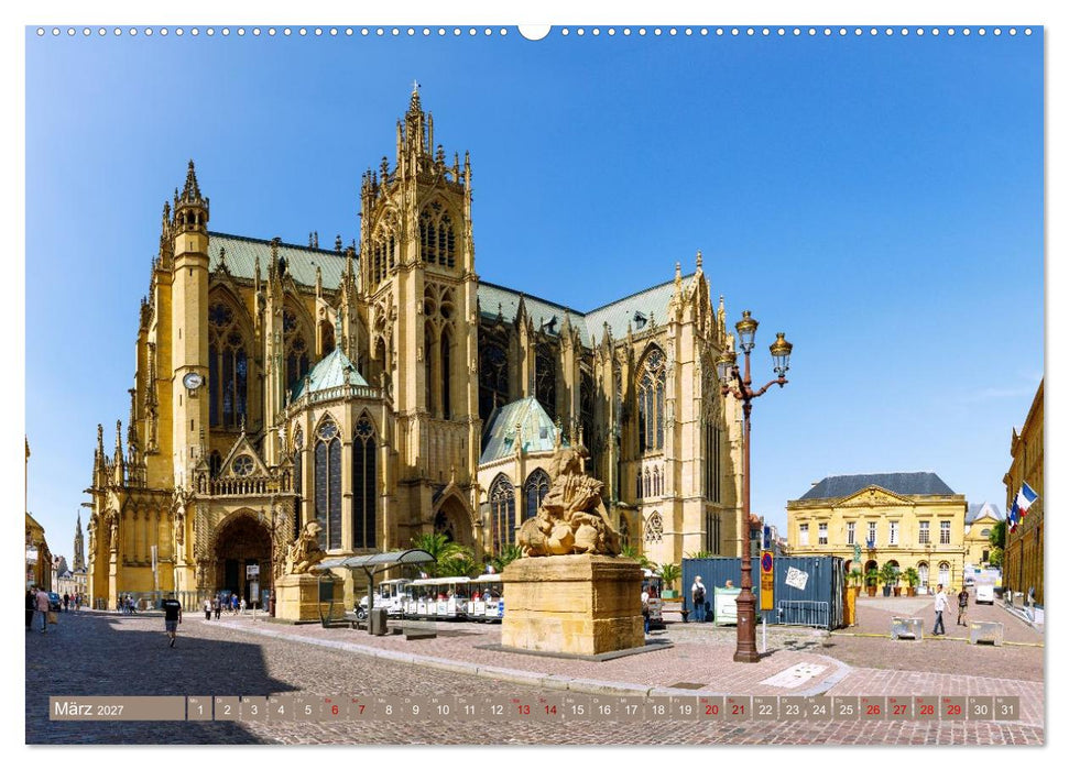 Städtejuwelen Nordfrankreichs. Architektur, Kunst und Flair vom Elsass zur Normandie (CALVENDO Premium Wandkalender 2027)