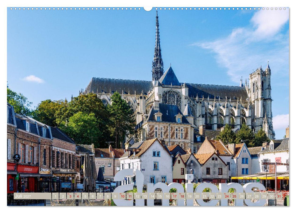 Städtejuwelen Nordfrankreichs. Architektur, Kunst und Flair vom Elsass zur Normandie (CALVENDO Premium Wandkalender 2027)