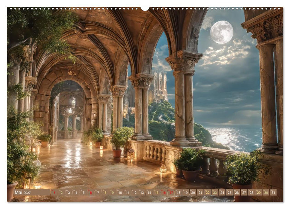 Dunkelakademie - Der Zauberlehrlinge (CALVENDO Wandkalender 2027)