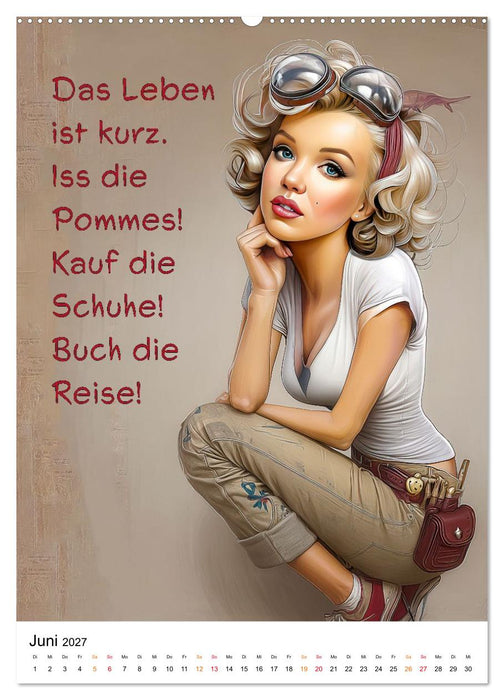 Blond mit Verstand (CALVENDO Wandkalender 2027)