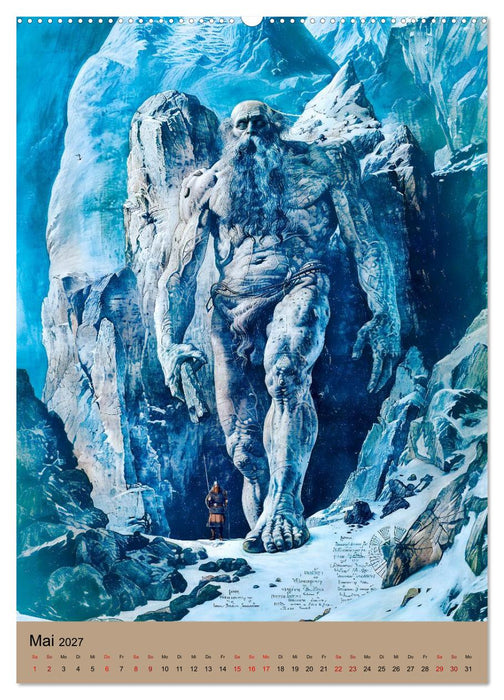 Wikinger - Mythologie - Götter, Runen und Legenden (CALVENDO Premium Wandkalender 2027)