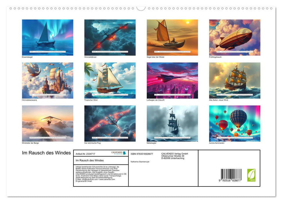 Im Rausch des Windes (CALVENDO Premium Wandkalender 2027)
