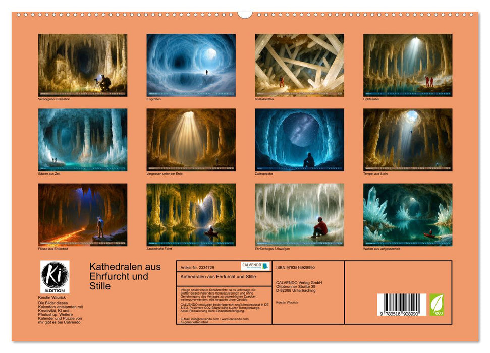 Kathedralen aus Ehrfurcht und Stille (CALVENDO Premium Wandkalender 2027)