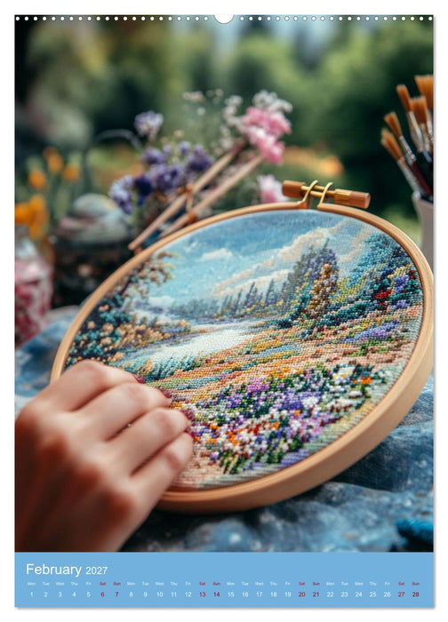 Elegance in Embroidery (CALVENDO Premium-Calendar 2027)