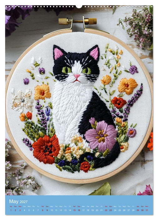 Elegance in Embroidery (CALVENDO Premium-Calendar 2027)