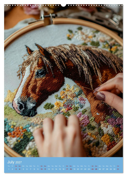 Elegance in Embroidery (CALVENDO Premium-Calendar 2027)