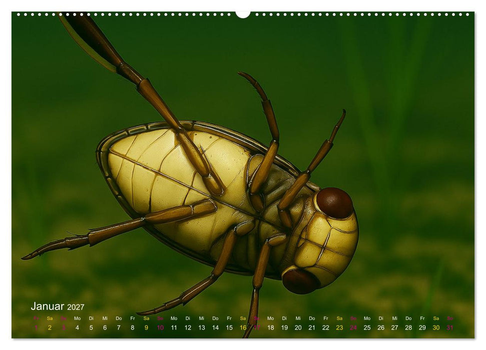 Reges Leben im Naturweiher - Tiere über und unter Wasser (CALVENDO Wandkalender 2027)