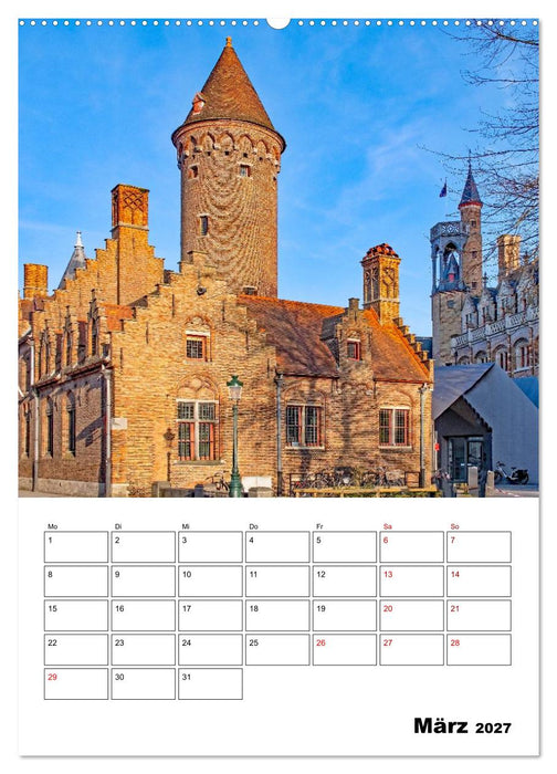 Brügge - Reiseplaner (CALVENDO Wandkalender 2027)