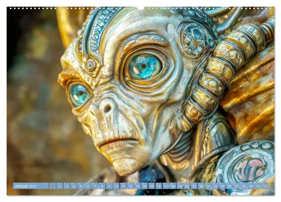 Science Fiction - Fremdartige Völker und deren Spuren (CALVENDO Premium Wandkalender 2027)