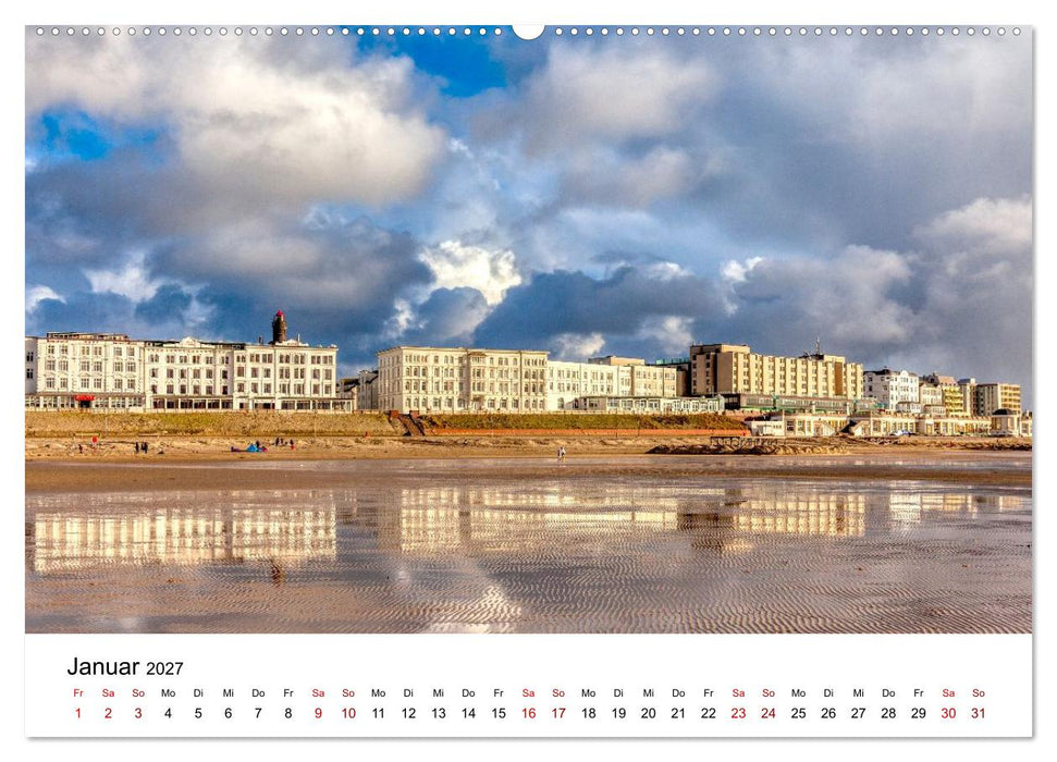 Insel Borkum - Ein Jahr zwischen Wind und Wellen (CALVENDO Wandkalender 2027)