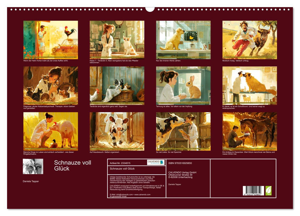 Schnauze voll Glück (CALVENDO Wandkalender 2027)