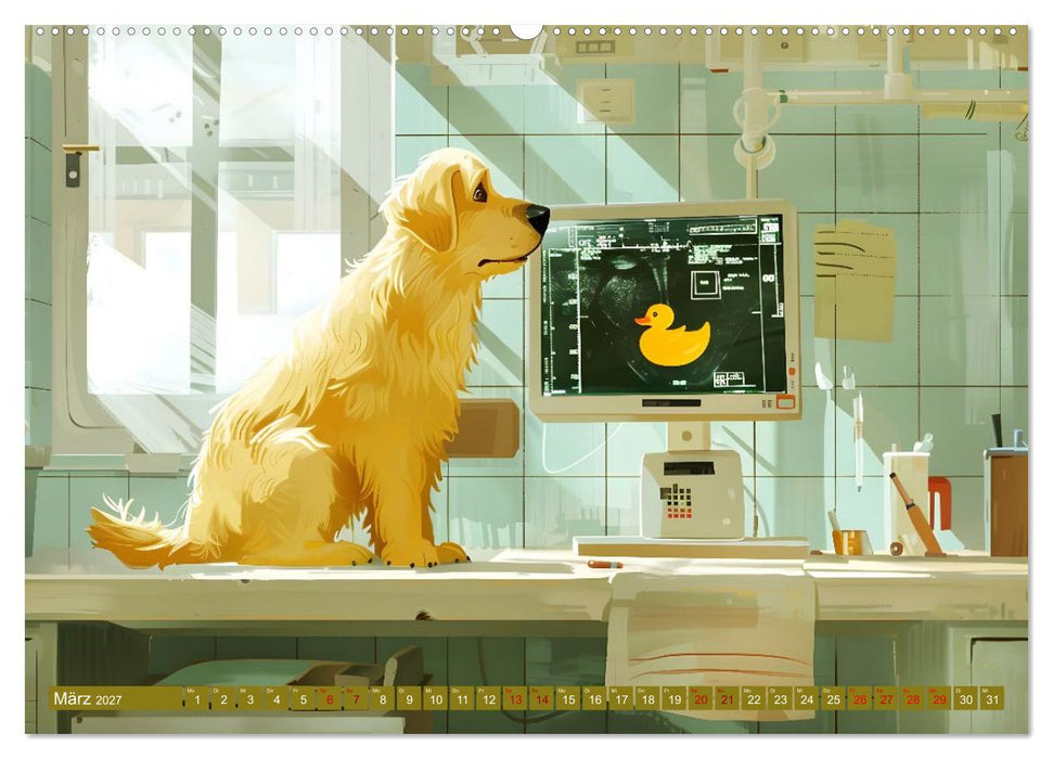 Schnauze voll Glück (CALVENDO Wandkalender 2027)