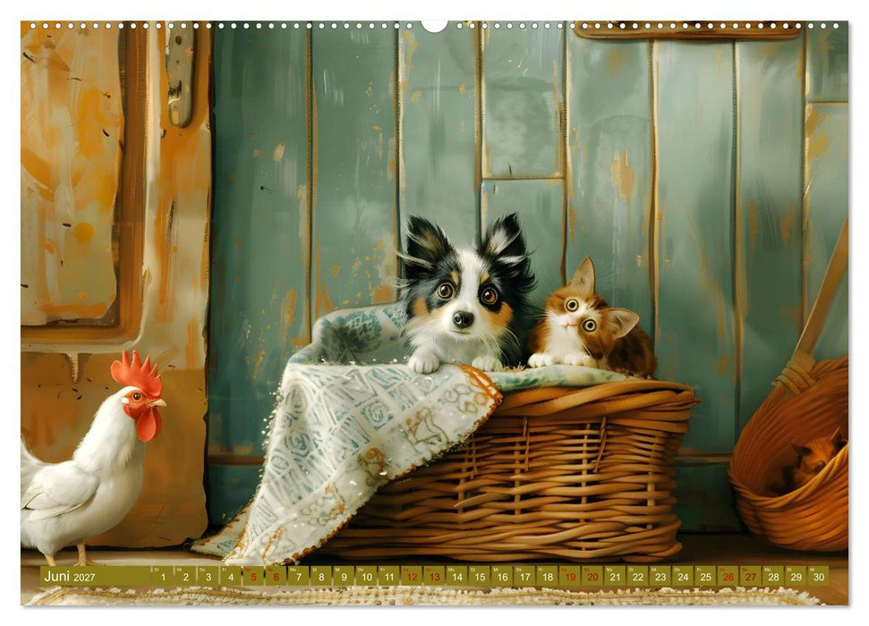 Schnauze voll Glück (CALVENDO Wandkalender 2027)