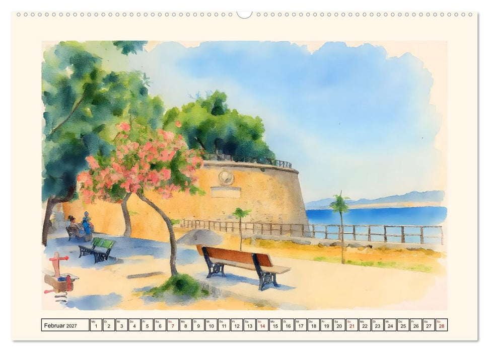Zauberhafte griechische Inselwelt (CALVENDO Wandkalender 2027)