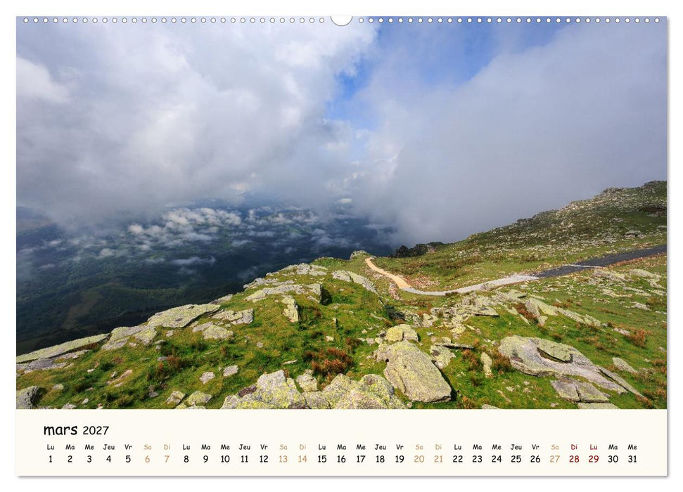 Entre monts et vagues - Une année au Pays Basque (CALVENDO Calendrier supérieur 2027)