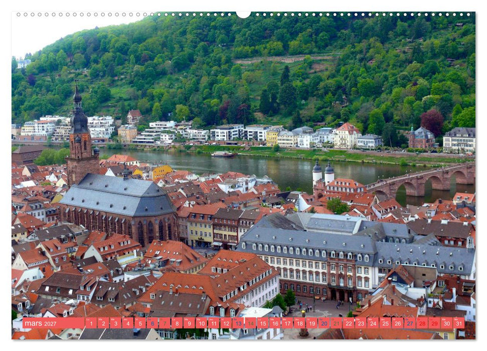Magnifique Heidelberg (CALVENDO Calendrier mensuel 2027)