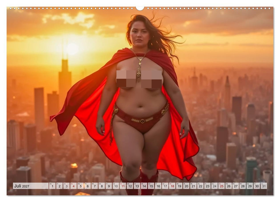 Spicy Fantasy - Cosplay, Kurven und nackte Haut (CALVENDO Premium Wandkalender 2027)