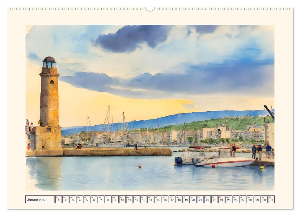 Kretische Impressionen (CALVENDO Wandkalender 2027)