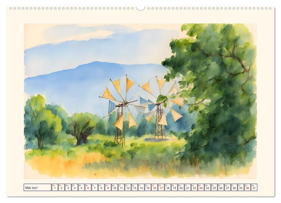 Kretische Impressionen (CALVENDO Wandkalender 2027)