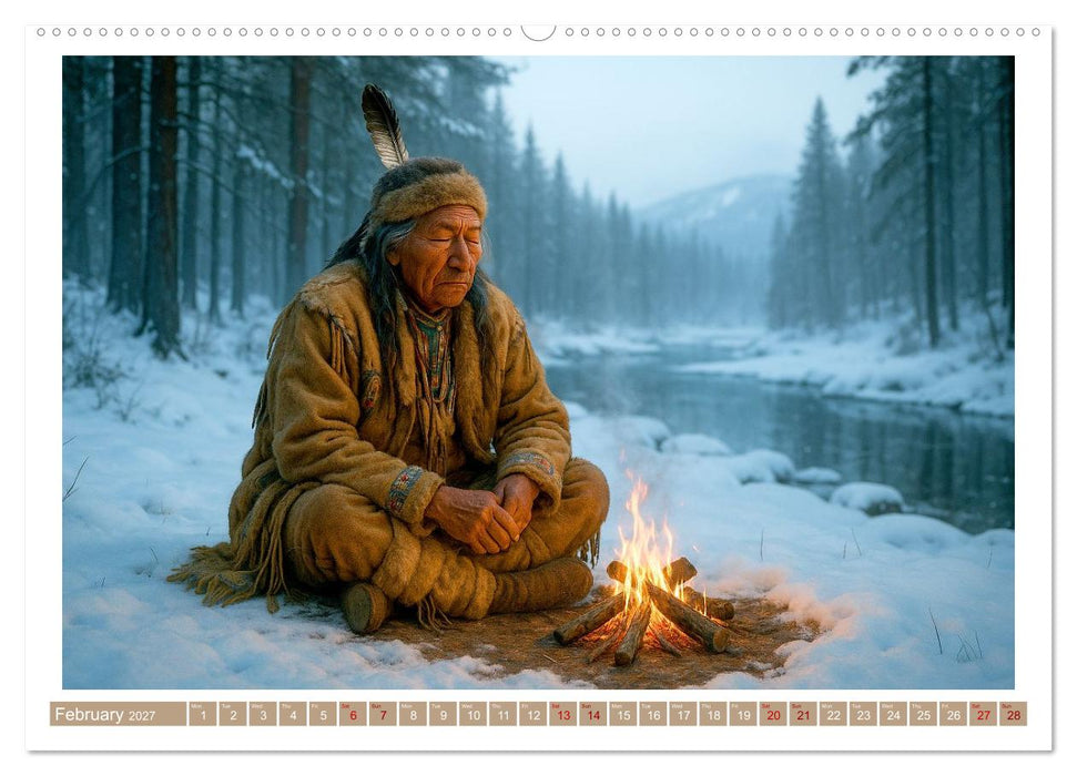 Spiritual Native American (CALVENDO Monthly Calendar 2027)