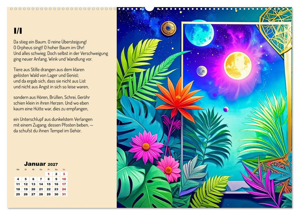 Orpheus' Leier (CALVENDO Premium Wandkalender 2027)