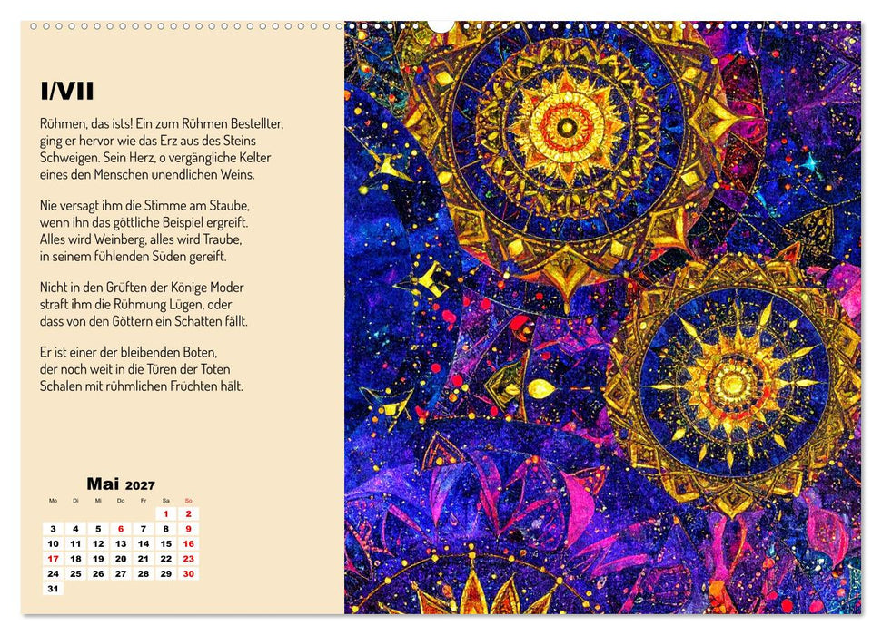 Orpheus' Leier (CALVENDO Premium Wandkalender 2027)