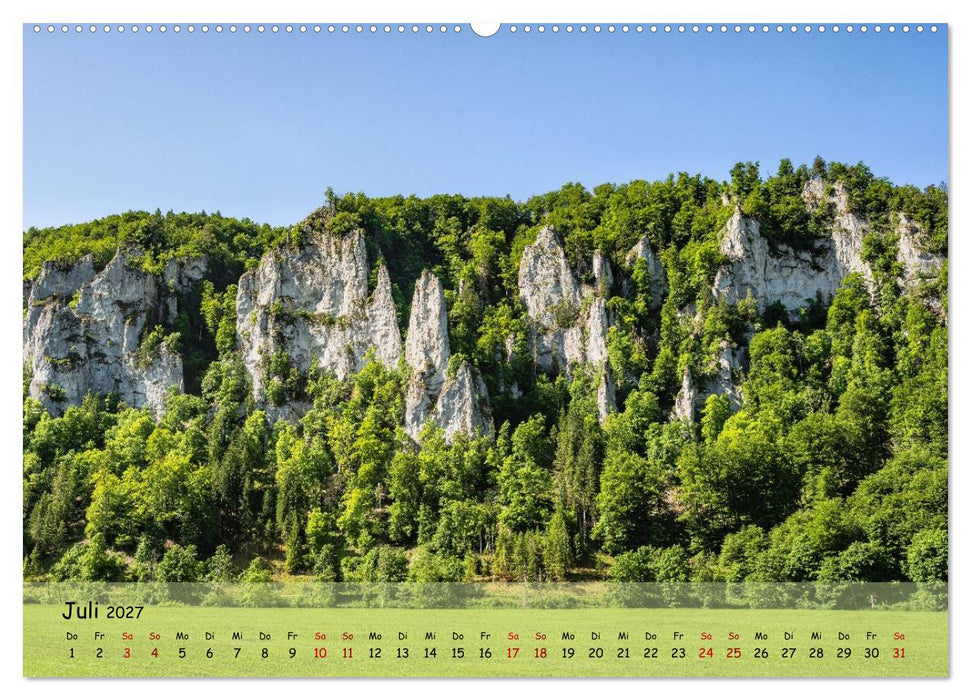 Im Donautal zwischen Beuron und Sigmaringen (CALVENDO Premium Wandkalender 2027)