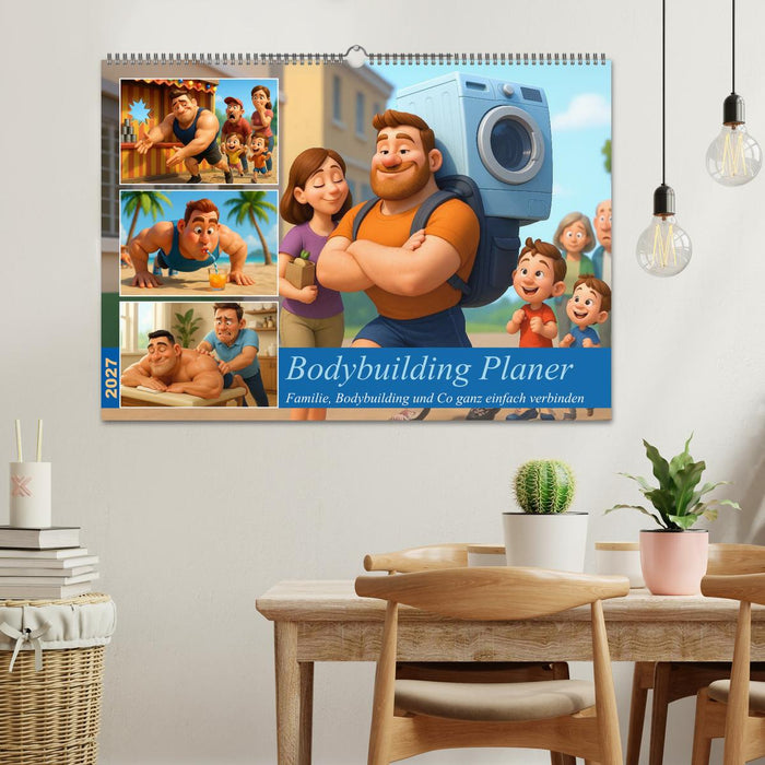 Bodybuilding Planer (CALVENDO Wandkalender 2027)