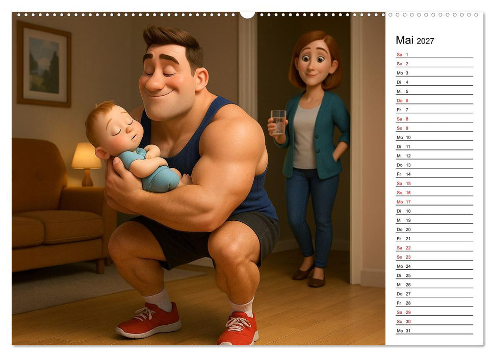Bodybuilding Planer (CALVENDO Wandkalender 2027)